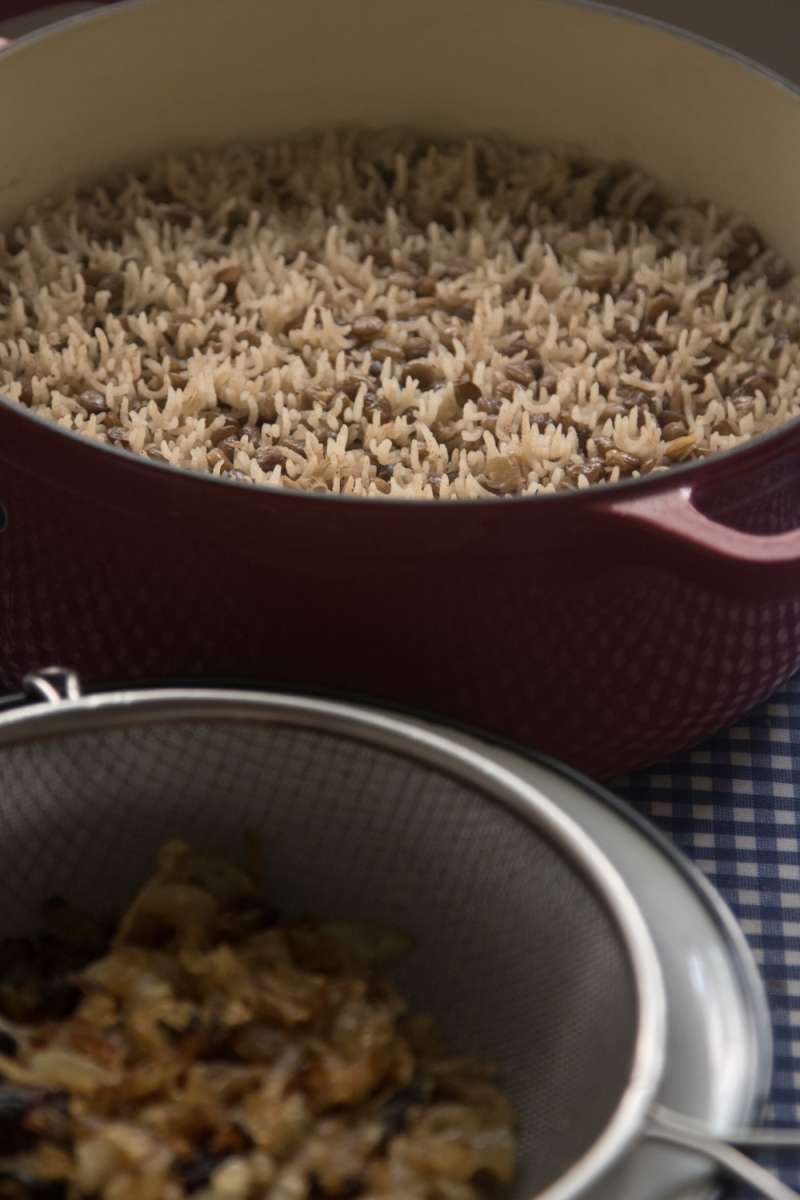 הבלוג של לייזה פאנלים | יומן מטבח קטן של עקרת בית גדולה | אורז עם עלי גפן חגיגי 15