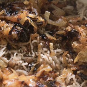 הבלוג של לייזה פאנלים | יומן מטבח קטן של עקרת בית גדולה | אורז עם עדשים - מג'דרה 1